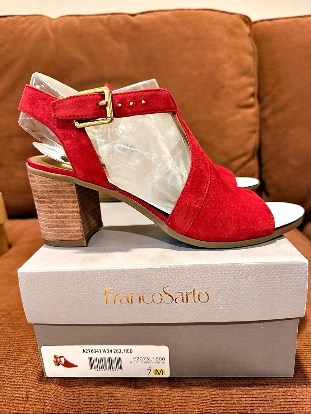 Franco Sarto Red Heels US 7 New